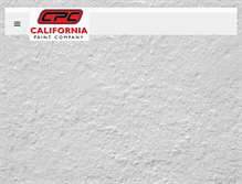 Tablet Screenshot of californiapaint.com